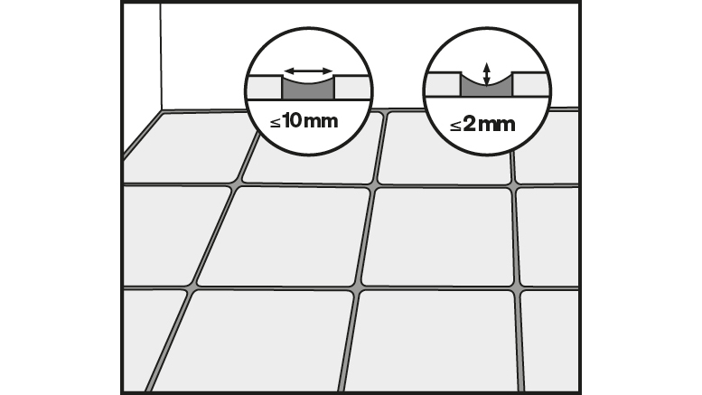 Altuntergrund Fliesen: maximale Fugenbreite Vinylboden kann problemlos auf alten Fliesen verlegt werden